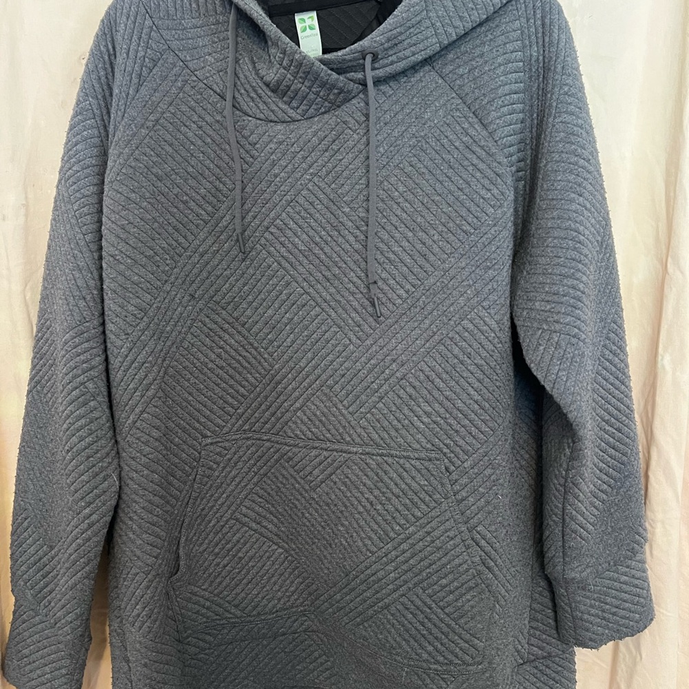 GreenTea Slate Textured Men's Hoodie